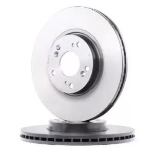 Image of PAIR PAINTED BREMBO BRAKE DISCS 09.A272.11