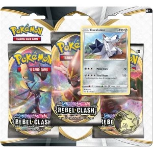 Image of Pokemon TCG: Sword & Shield 2 Rebel Clash 3 Pack Blister - One At Random