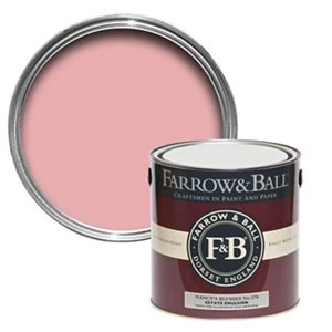 Image of Farrow & Ball Estate Nancy's blushes No. 278 Matt Emulsion Paint 2.5L