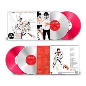 Image of Uk Subs - Diminished Responsibility Neon Magenta Vinyl