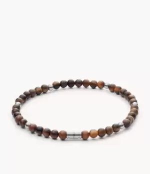 Image of Fossil Men Tiger's Eye Bracelet