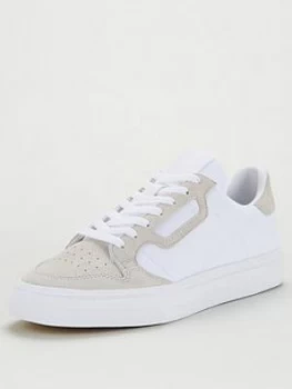 Image of Adidas Originals Continental Vulc Canvas - White