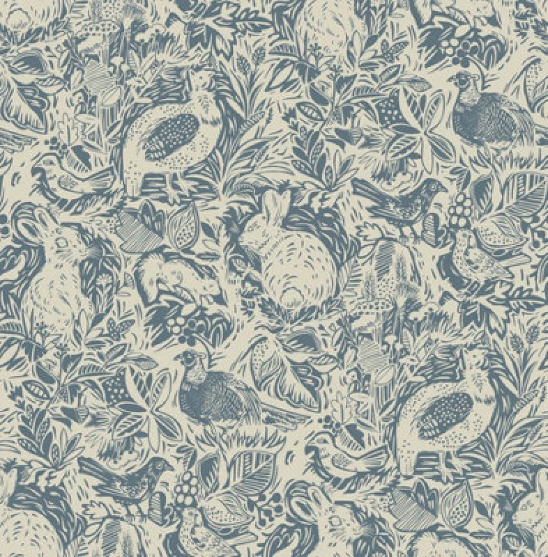 Image of Nuwallpaper Nus3622 Terrene Peel & Stick Wallpaper, Blue
