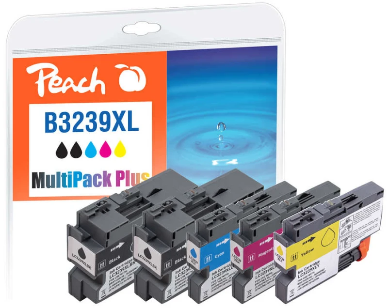 Image of Peach PI500-302 ink cartridge 5 pc(s) Compatible Black. Cyan. Magenta.
