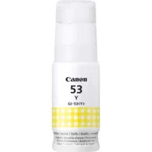 Image of Canon GI-53Y Yellow Ink Bottle (Original)