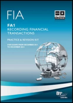 Image of Fia - Recording Financial Transactions Fa1 by Bpp Learning Media Paperback