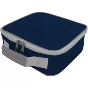 Image of Shugon Sandwich Lunchbox (4 Litres) (One Size) (Navy/Light Grey) - Navy/Light Grey