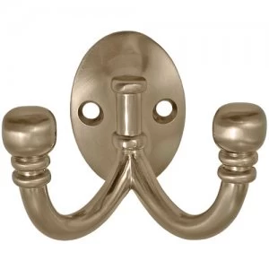 Image of Select Hardware Ball End Double Robe Hook 1 Pack