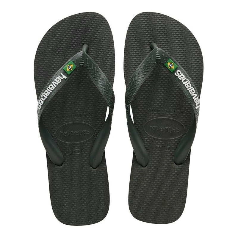 Image of Havaianas Flip Flops - Green Green 6