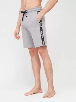 Image of HUGO Bodywear Sporty Logo Lounge Shorts - Grey Size M Men