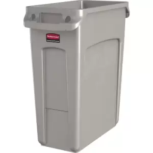 Image of Rubbermaid SLIM JIM recyclable waste collector, capacity 60 l, WxHxD 279 x 635 x 558 mm, beige