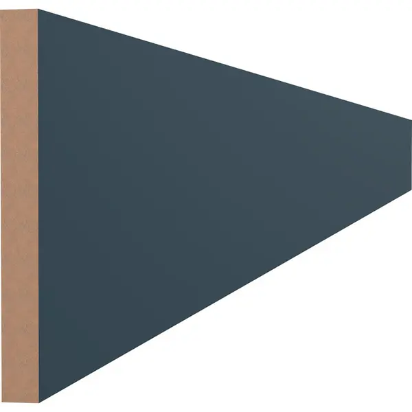 Image of Kitchen Kit Flatpack J-Pull Plinth Ultra Matt 2745mm in Indigo Blue Mdf