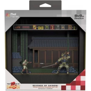 Image of Pixel Frames Shinobi Shadow Box Art