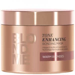 Image of Schwarzkopf BlondMe Tone Enhancing Bonding Mask For Warm Blondes 200ml