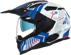 Image of Nexx X.Wed 2 Wild Country Helmet, white-blue Size M white-blue, Size M