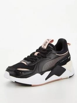 Image of Puma Rs-X Mono Metal Women'S Trainers - Black/Gold