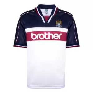 Image of Manchester City 1998 Away Polyester Retro Shirt