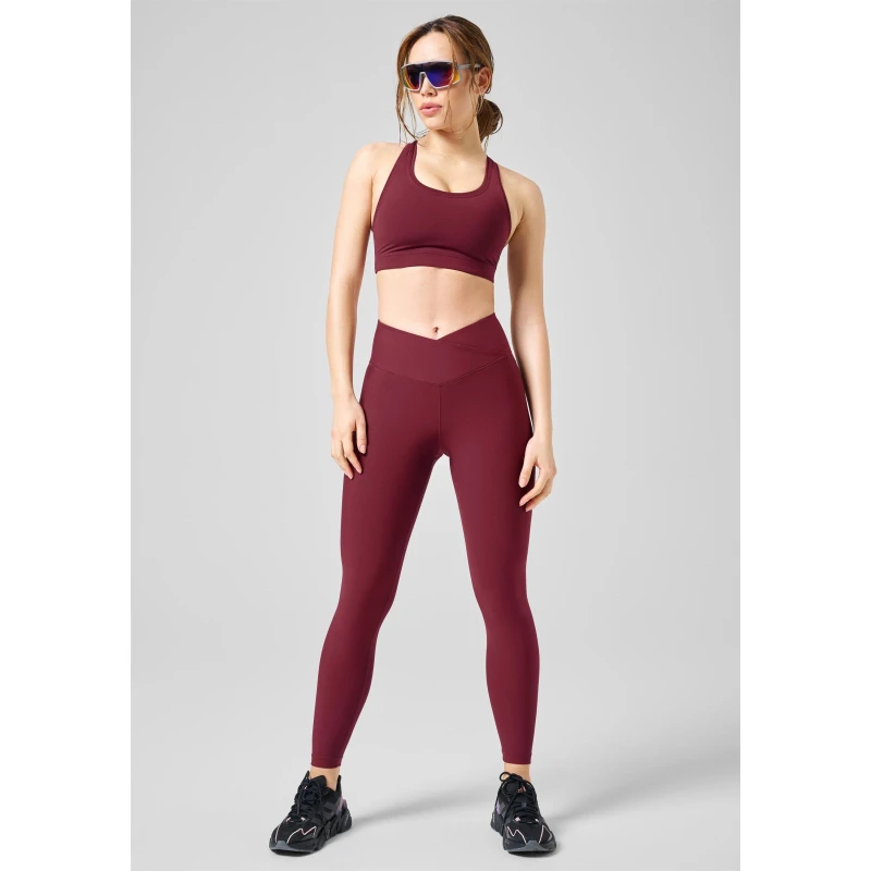 Image of Casall Womens Performance Gym Leggings Red female 12 (M)