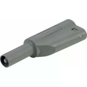Image of 1066-G Stackable Shrouded 4mm Plug Grey - PJP
