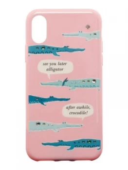 Image of Kate Spade New York JEWELED ALLIGATOR PHONEC Multi Coloured