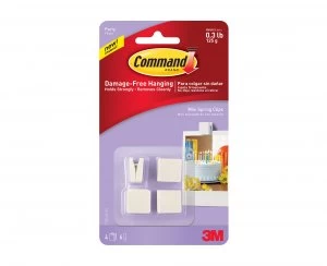 Image of Command Party Mini Spring Clips Pack 4 17804