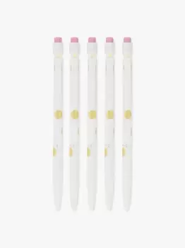 Image of Kate Spade Gold Dot With Script Mechanical Pencil Set, Gold, One Size