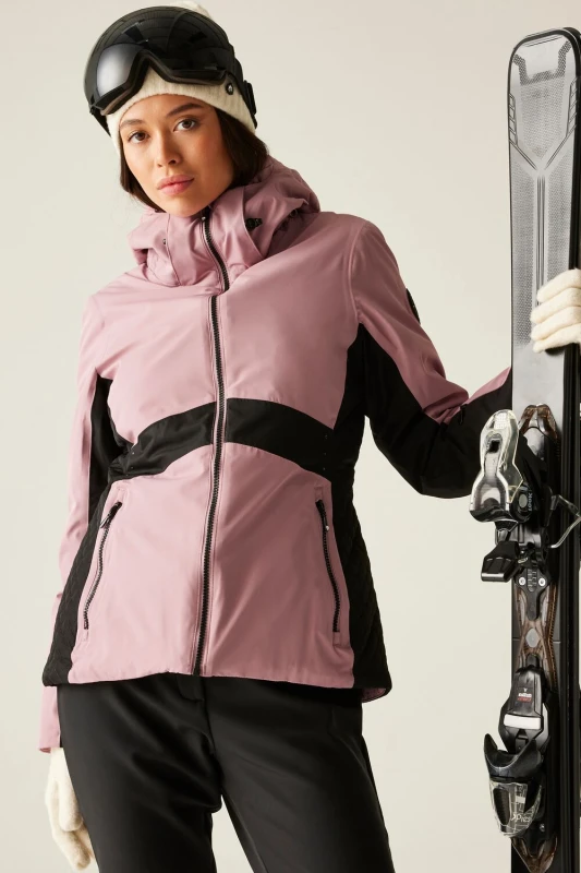 Image of Dare 2b Womens Issy Waterproof Insulated Padded Ski Jacket in Lavender Size: 18 Lavender Female 18