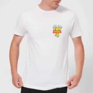Image of Toy Story 4 Pocket Logo Mens T-Shirt - White - S