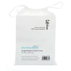 Image of Bamboo Duvet Cover (Double) (White) - Home&living