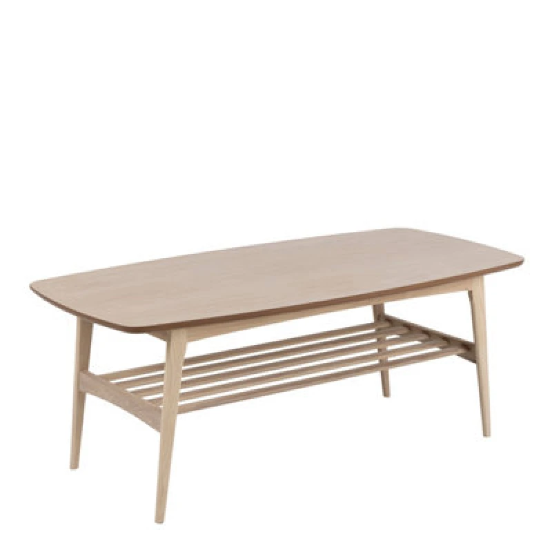 Image of Furniture To Go Woodstock Coffee Table In White Pigmented Oiled Oak Veneer