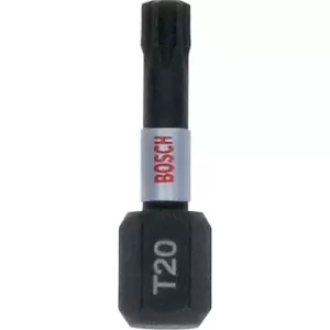 Image of Bosch Impact Control Torsion Torx Screwdriver Bits T20 25mm Pack of 25