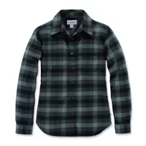 Image of Carhartt Womens Hamilton Flannel Cotton Shirt M - Bust 36-37' (91-94cm)