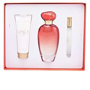 Image of Adolfo Dominguez Unica Coral Gift Set 100ml Eau de Toilette + 10ml Eau de Toilette + 75ml Body Lotion