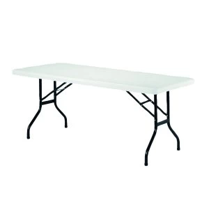 Image of Jemini 1220mm Folding Rectangular Table White KF72328