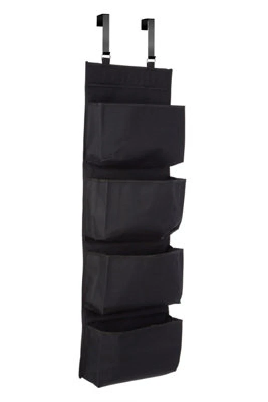 Image of Black Over Door Hanging Organiser