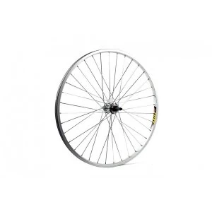 Image of Wilkinson Wheel Alloy 26 X 1.75 MTB Silver Solid Axle Freewheel Rear