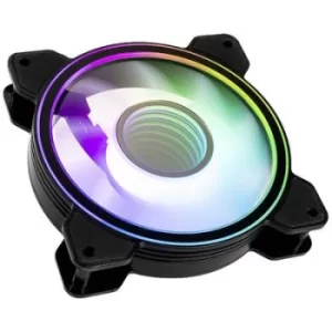 Image of Kolink UMBRA VOID 120mm PC fan Black (W x H x D) 12.5 x 3 x 17 mm