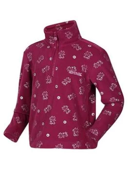 Image of Regatta Kid's Peppa Pig Printed Fleece - Raspberry, Raspberry, Size 12-18 Months, Women
