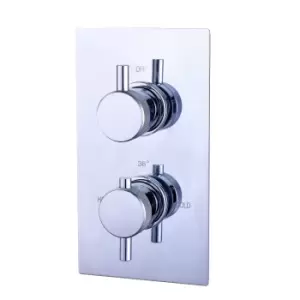 Image of Axel Concealed Shower Valve - 2 Outlet - Chrome