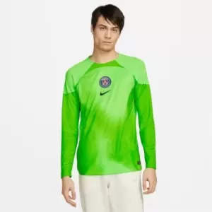 Image of Nike Paris Saint-Germain 2022/23 Stadium Goalkeeper Home Dri-FIT Jersey - Green