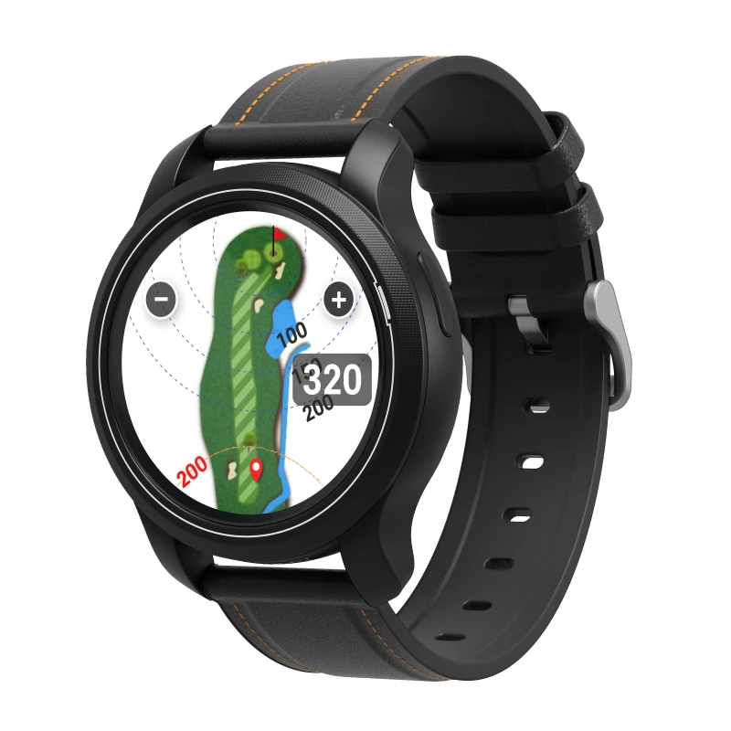 Image of GolfBuddy GolfBuddy GOLFBUDDY aim W12 Smart Golf GPS Watch - Black One Size Unisex