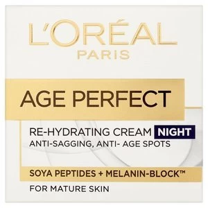 Image of LOreal Paris Age Perfect Re-Hydrating Night Cream 50ml