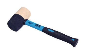Image of T081932 Trade Fibreglass Handle Combination Rubber Mallet 32 Oz - OX