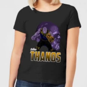 Image of Avengers Thanos Womens T-Shirt - Black