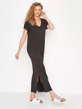 Image of Long Tall Sally T-Shirt Dress - Black, Size 18, Women