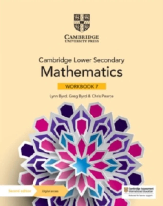 Image of Chris Pearce Cambridge Lower Secondary Mathematics Workbook 7 with Digital Access (1 Year) Book Multi unisex