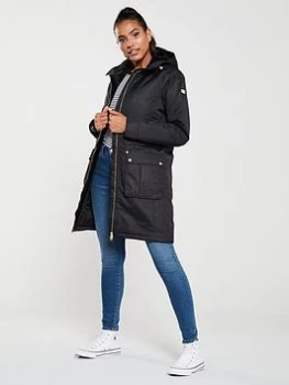 Image of Regatta Romina Long Line Jacket - Black
