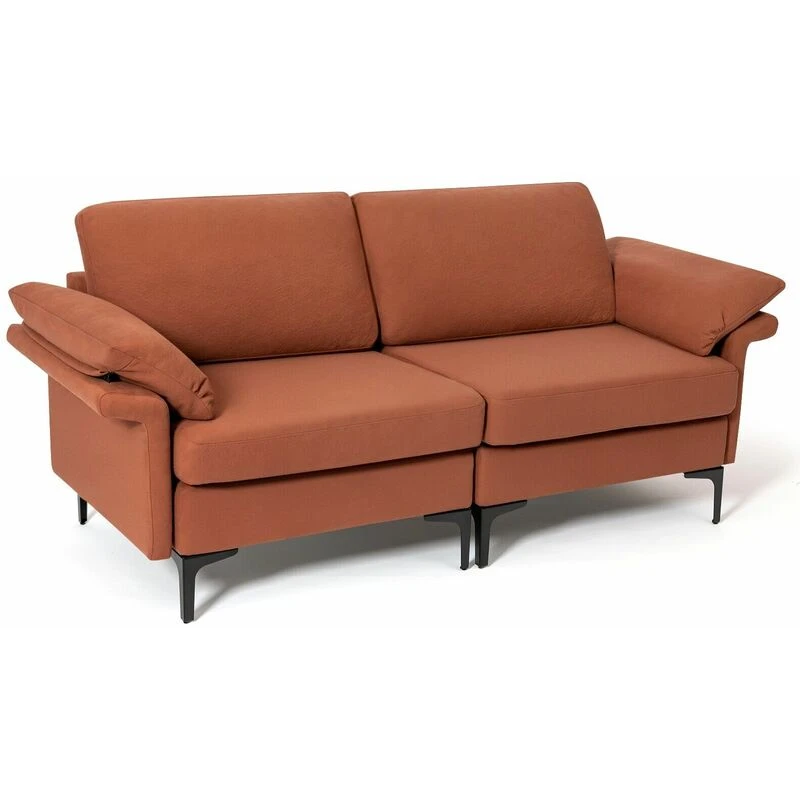 Image of COSTWAY Bar Stools Set of 2 Rubber Wood Swivel Bar Chairs with Backrest & Footrest Black