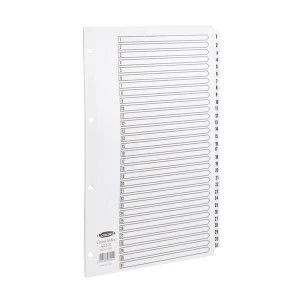 Image of Concord A4 Classic Index 1 31 Mylar Reinforced Punched 4 Holes 150gsm White