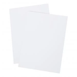 Image of Office A4 Memo Pad Headbound 60gsm Plain 160pp White Paper Pack of 10